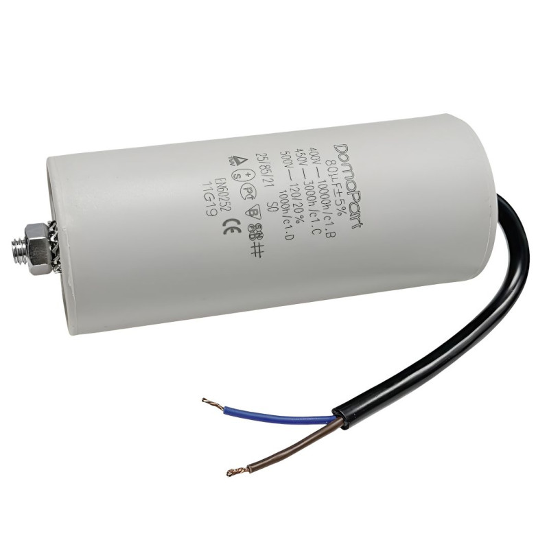 CAPACITOR WITH CABLE 80MF 450V