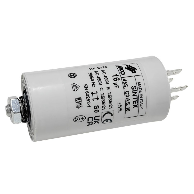 CAPACITOR 16MF 450V 50/60HZ