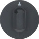 CONTROL BLACK KNOB ø 44 mm