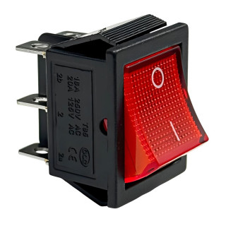 BIPOLAR RED LIGHT SWITCH  20A 125V