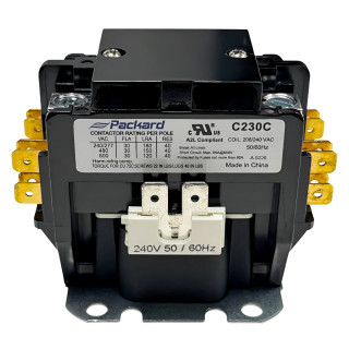 CONTACTOR 2 POLE  208-240V 30 AMPS