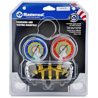 BRASS MANIFOLD GAUGE SET R600a, R290, R134a