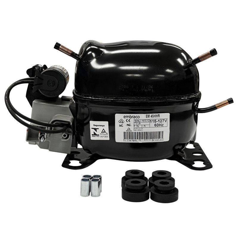 COMPRESSOR EM45HHR1 115V 50/60HZ 1/8HP R134A