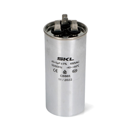 AIR CONDITIONING CAPACITOR 45+5ΜF 450V 50/60Hz