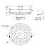 IMS COMPETITION PRECISION SHOWER SCREEEN FOR NUOVA SIMONELLI SI 200 IM / 56.4MM