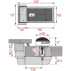 LOCKING HANDLE WITHOUT CLAMP 921