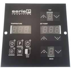 Moretti Forni 76800600 Black Digital Control Panel + Timer El