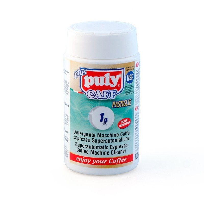 PULY CAFF SUPERAUTOMATIC ESPRESSO MACHINE CLEANER TABLETS 100 TABS -1g
