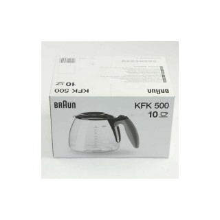 DELONGHI 0X63104704 BLACK CARAFE KFK500 10 CUPS