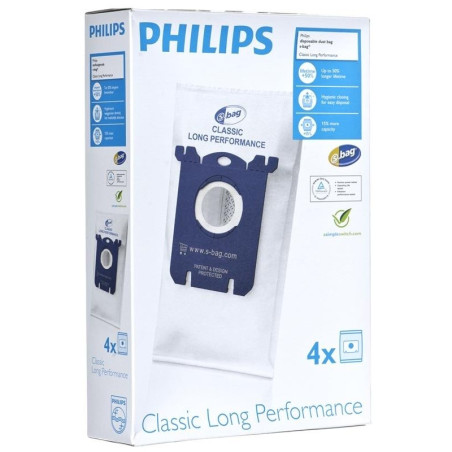 PHILIPS FC8021-03 VACUUM CLEANER BAG 4 PIECES