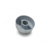 SILVER OVEN KNOB WITH RIDUCTIONS KIT 4pcs - UNIVERSAL