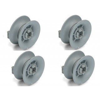 BOSCH 00611666 DISHWASHER RACK SCROLLING UPPER WHEEL KIT