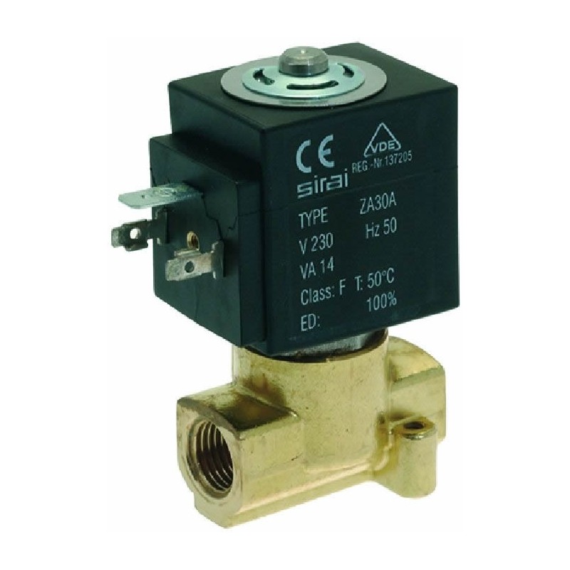 2 Way Solenoid Valve Sirai 230v 50hz