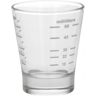 ITALY ESPRESSO SHOT GLASS - 2 oz 15/60 ml BOX 6 PCS