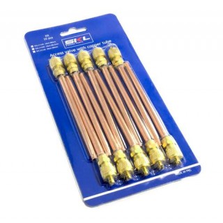 ACCESS VALVE WITH COPPER TUBE 4" Ø 1/4" KIT 10 PCS