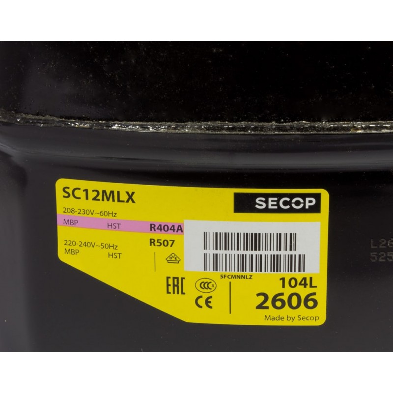 COMPRESSOR  SC12MLX R404A/R507 MBP 208-230V 60HZ