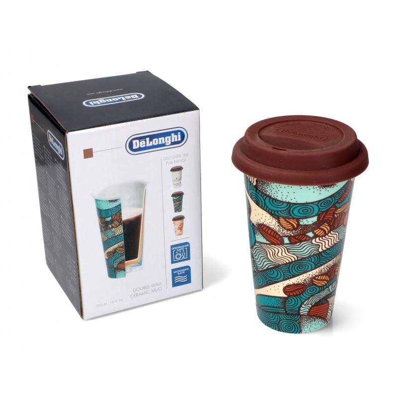 DELONGHI DOUBLE WALL CERAMIC MUG THE TASTER