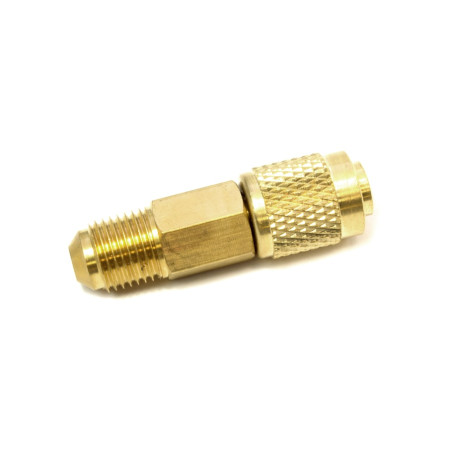 HOSE ADAPTER F. 1/4 M. 5/16 SAE STRAIGHT