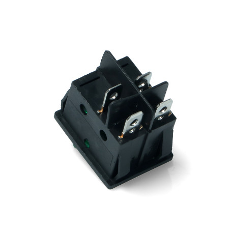 BIPOLAR GREEN LIGHT SWITCH 16A 250V, 20A 125V