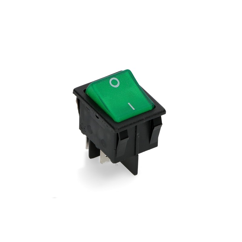 BIPOLAR WITH GREEN LIGHT 20A 250V 4 CONTACTS