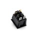 RED LIGHT DOUBLE SWITCH 6 CONTACTS 15A 250V  20A 125V