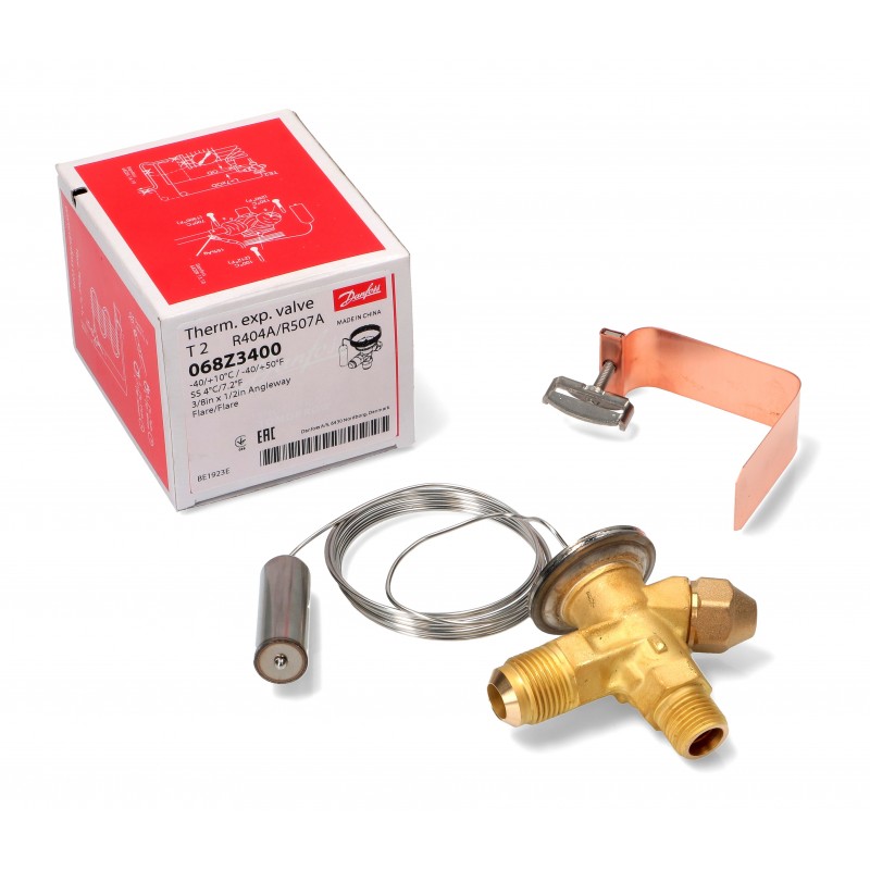 DANFOSS 068Z3400 EXPANSION VALVE TS2 R404 FLARE