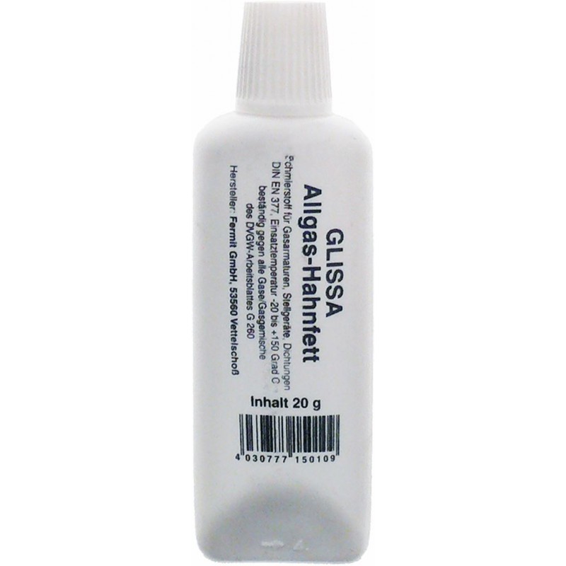 GAS TAP GREASE FERMIT GLISSA TUBE  20GR