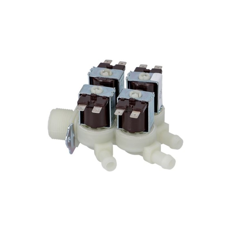 WASHING MACHINE INLET VALVE 4 WAYS 230V 50/60Hz