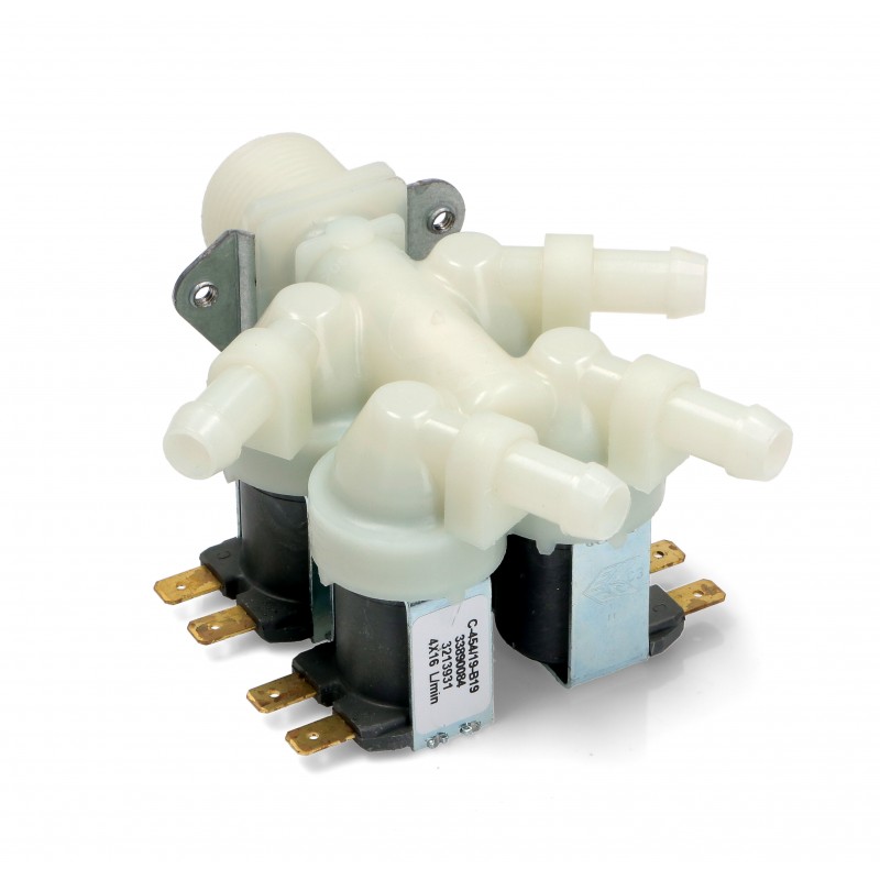 WASHING MACHINE INLET VALVE 4 WAYS 230V 50/60Hz