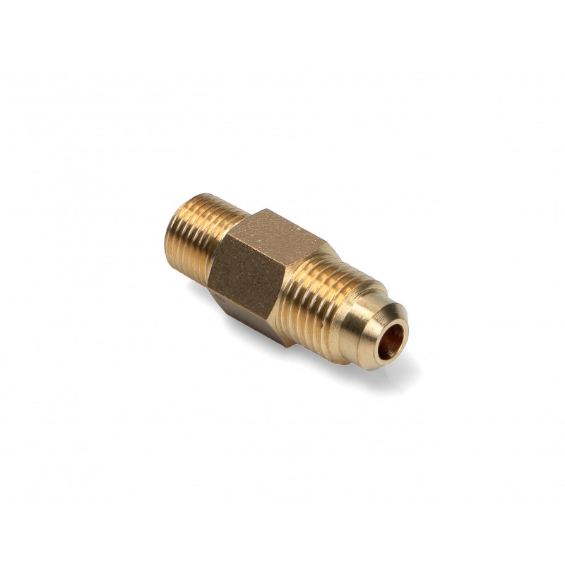 SAE FLARE UNION 1/4SAE M X 1/8NPT M