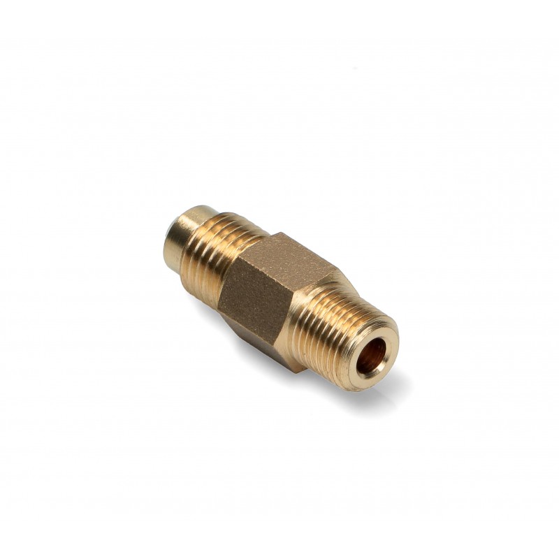 SAE FLARE UNION 1/4SAE M X 1/8NPT M