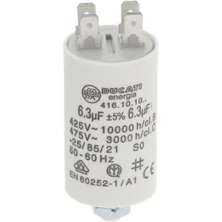 CAPACITOR DUCATI ENERGIA 6.3µF 450V 50/60Hz