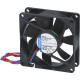 AXIAL FAN EBM 8412N 12VDC 2W 3100 RPM