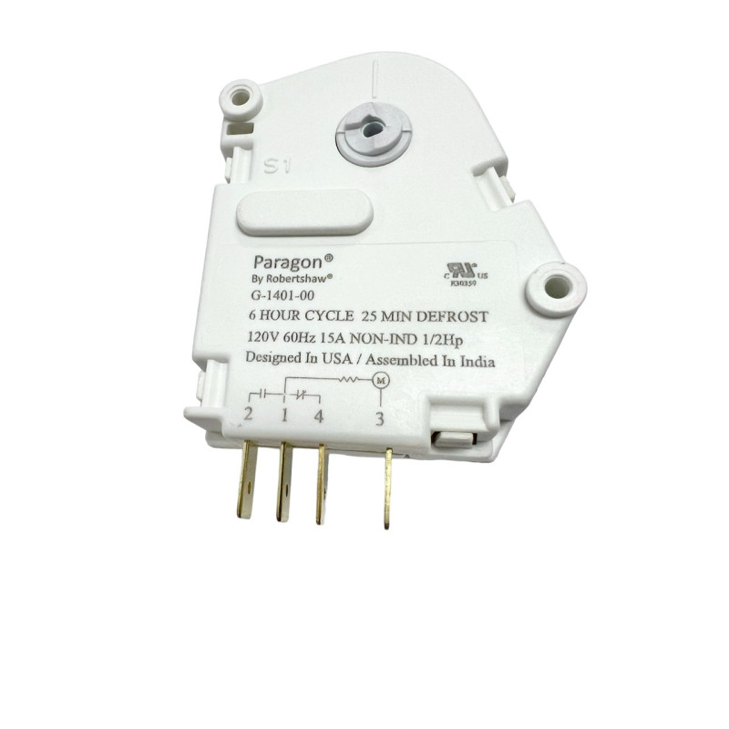 DEFROST TIMER 120V 60HZ 6 HR 25 MIN 1/2HP