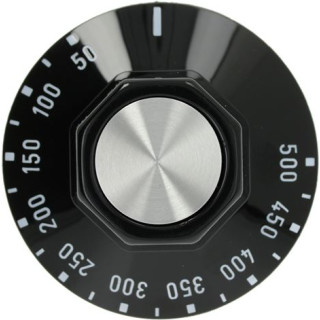 KNOB BLACK ø 50 mm 50-500°