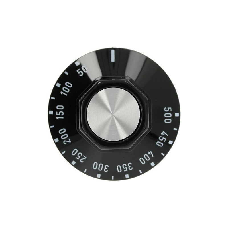 KNOB BLACK ø 50 mm 50-500°