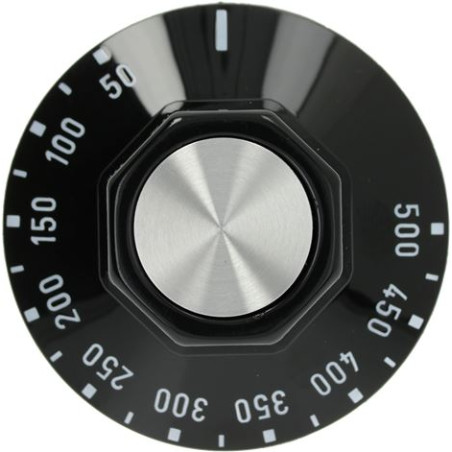 KNOB BLACK ø 50 mm 50-500°