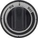 KNOB BLACK MIN-MAX ø 70 mm