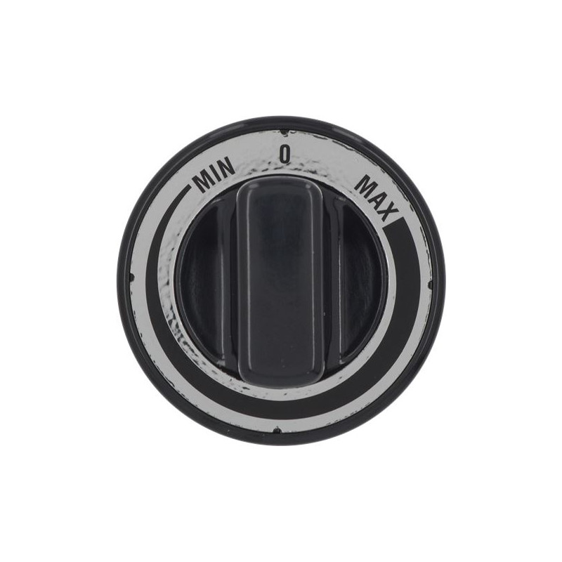 KNOB BLACK MIN-MAX ø 70 mm