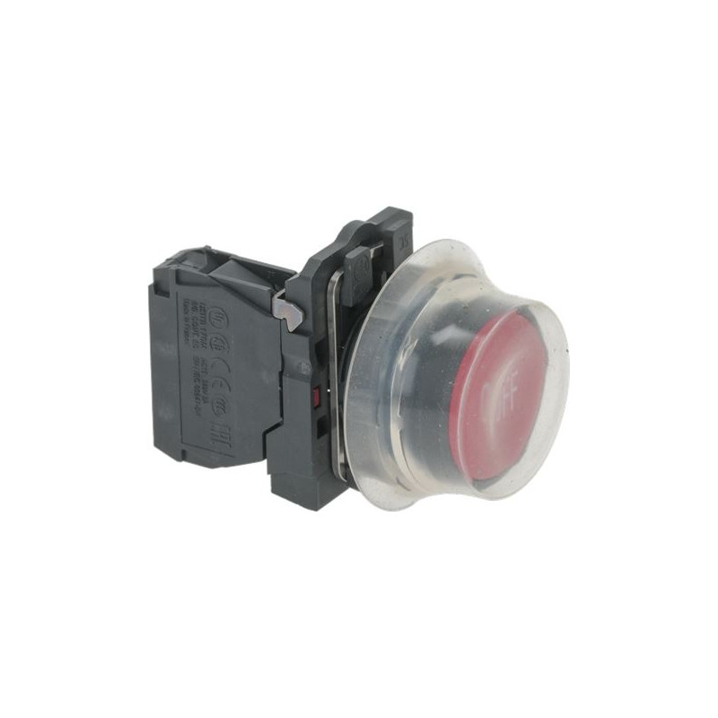 RED STOP PUSH-BUTTON 10A 240V