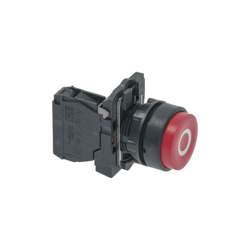 STOP PUSH-BUTTON RED 15A