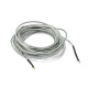 HEATING CABLE 5,0M 175W SIL/MESH METAL OUTLET 1M