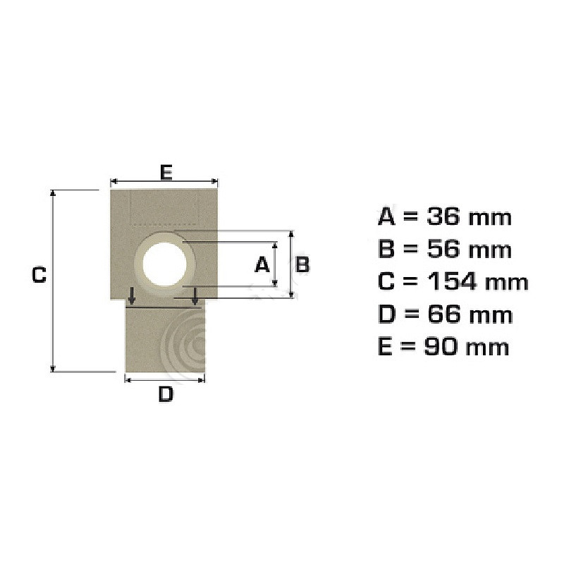 SET 4 BAGS VACUUM CLEANER BOSCH