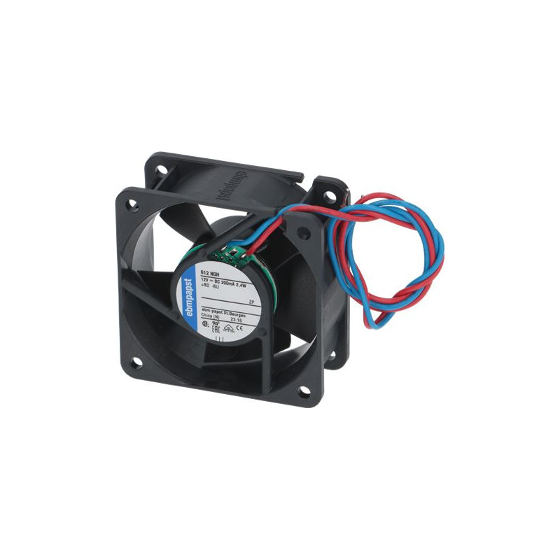 AXIAL FAN EBM 612NGH 12VDC 2.6W 5600rpm