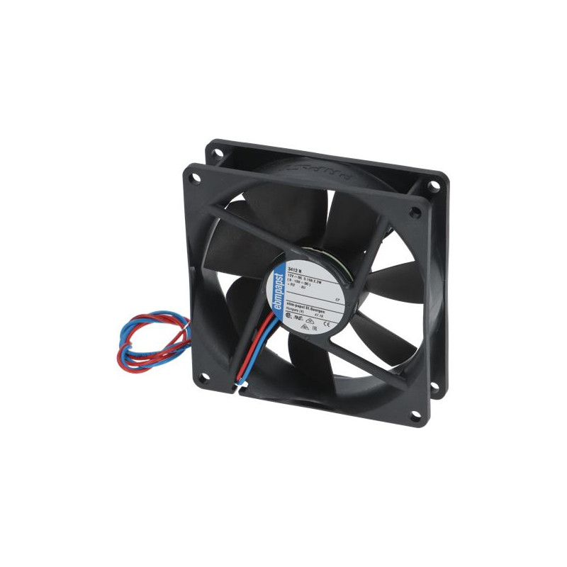 AXIAL FAN EBM 3412N 12VDC 2.2W 2700RPM