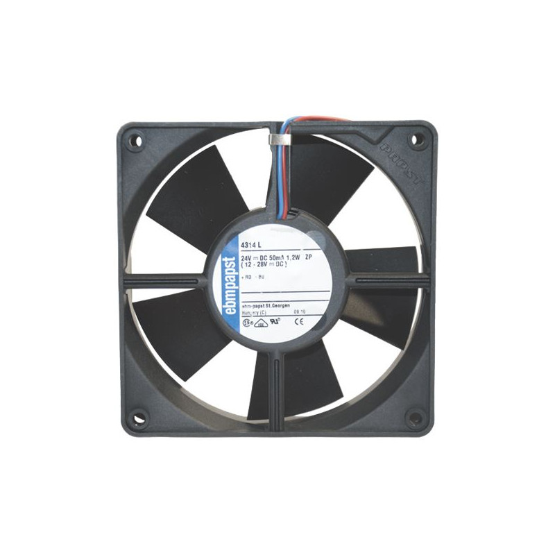 AXIAL FAN EBM 4314L 24VDC 1.2W 1550RPM