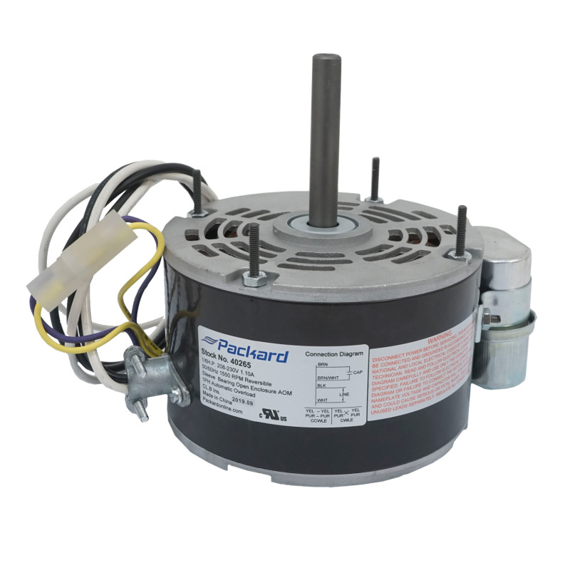 CONDENSER FAN MOTOR 208/230V 50/60HZ 1/6 HP 1550 RPM